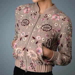 RD + KOKO Sequin bomber jacket